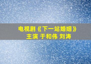 电视剧《下一站婚姻》 主演 于和伟 刘涛